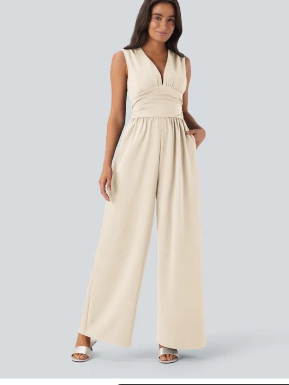 Halara Easy Peezy Wide Leg Jumpsuit